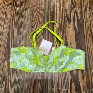 Savage X Fenty Neon Green Lace Bralette